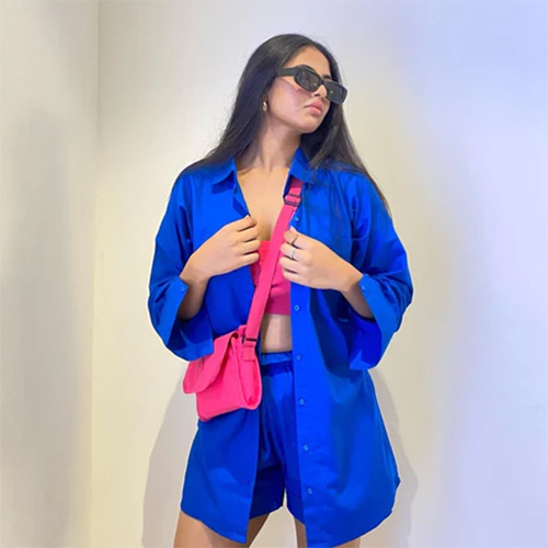 Hot Blue Co-ord Set