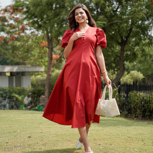 Red Summer Maxi Dress