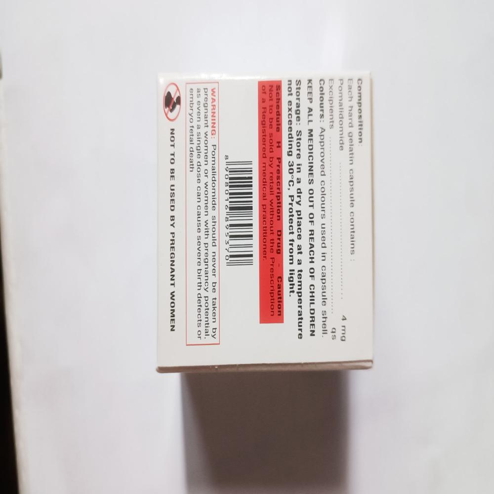 Pomide 4mg Capsule - Origin: India