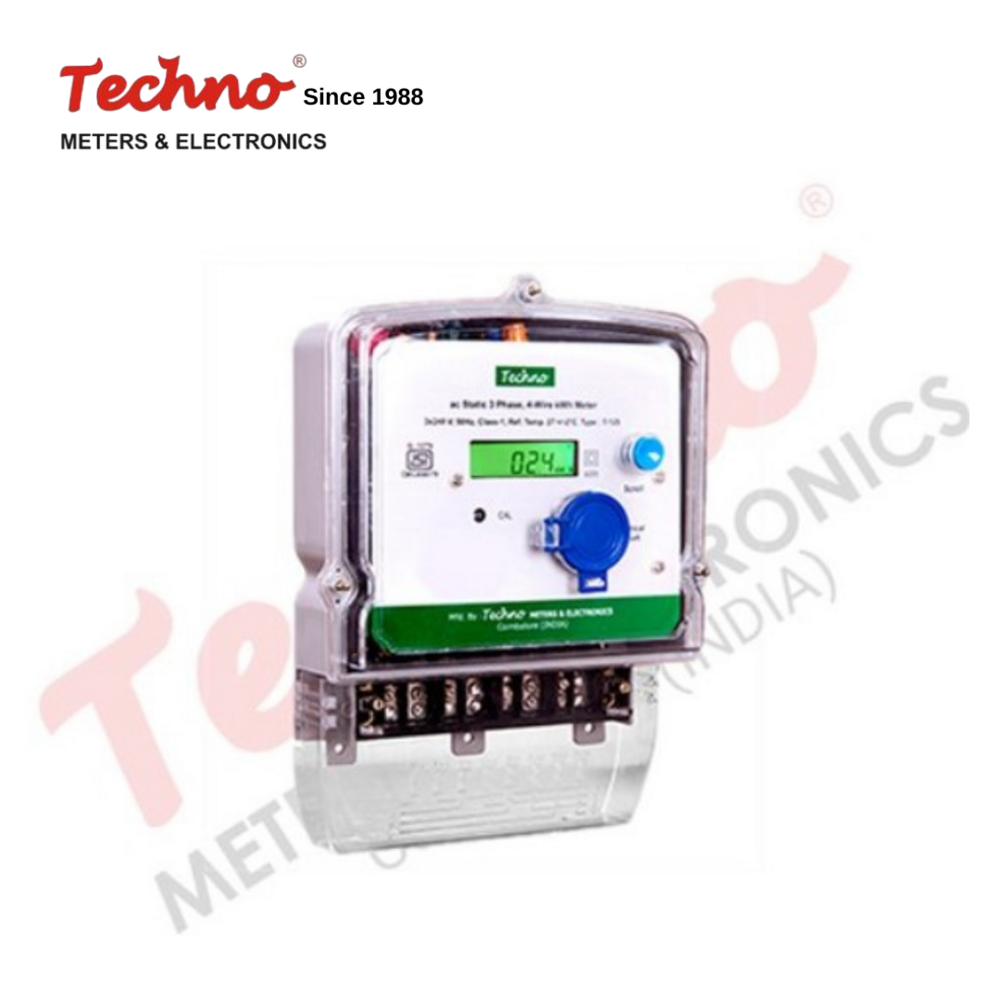 Three Phase Multifunction Lora Enable Electronic Energy Meter (With Lcd)