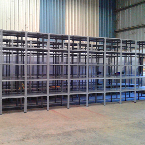 High Load Capacity Slotted Angle Racking System - Application: Material Storage