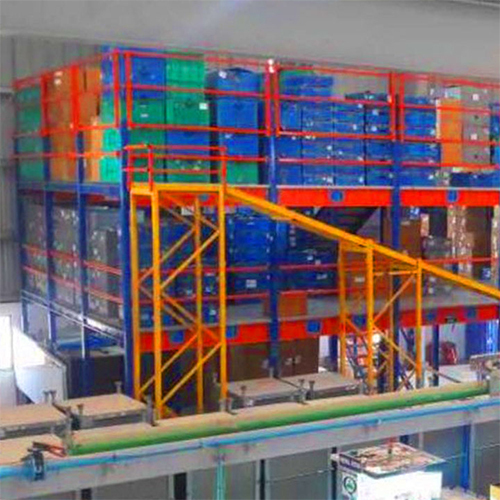 Industrial Mezzanine Floor Systems - Application: Material Storage