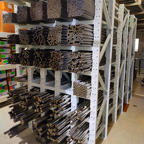 Industrial Pipe Storage Racking System - Color: As Per Requirement