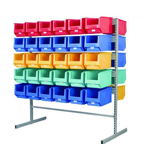 Bins Stand With Optional Plastic Bins - Application: Material Storage