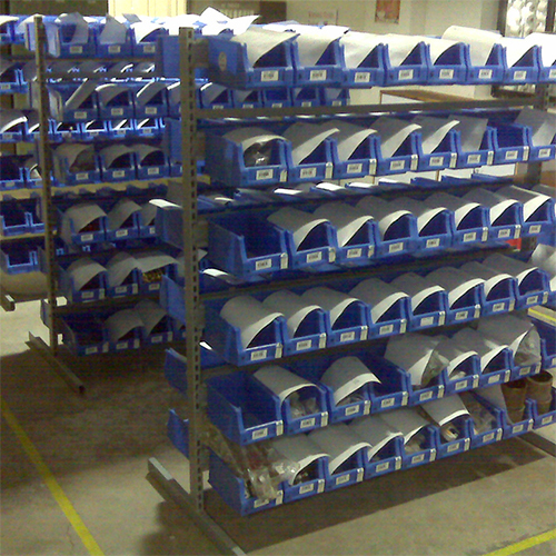 Bins Stand With Optional Plastic Bins - Application: Material Storage