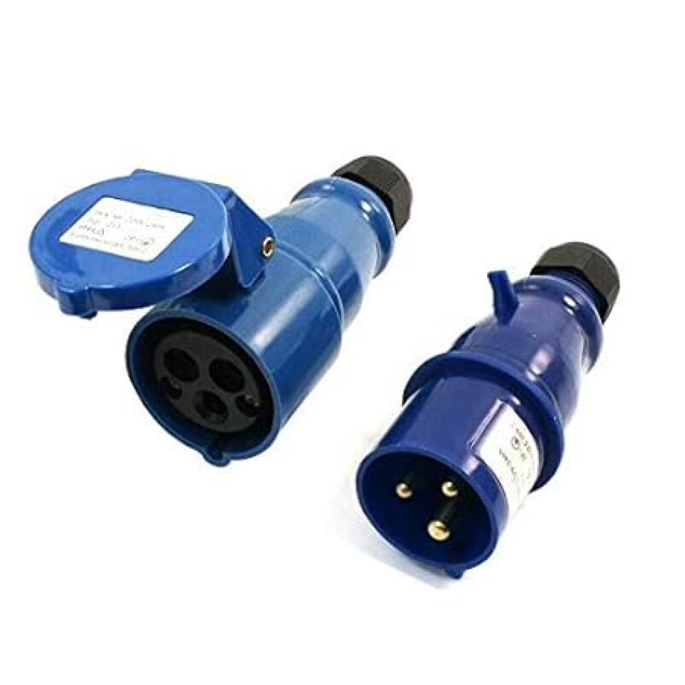 Industrial Plug Socket Blue
