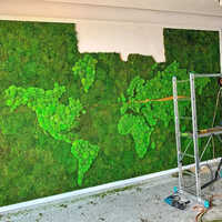 Artificial Green Moss Decorative