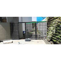 PVC Planters And MS Frame Wall Only For Vertical Garden