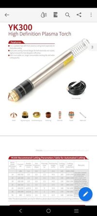 YK200H Plasma Torch