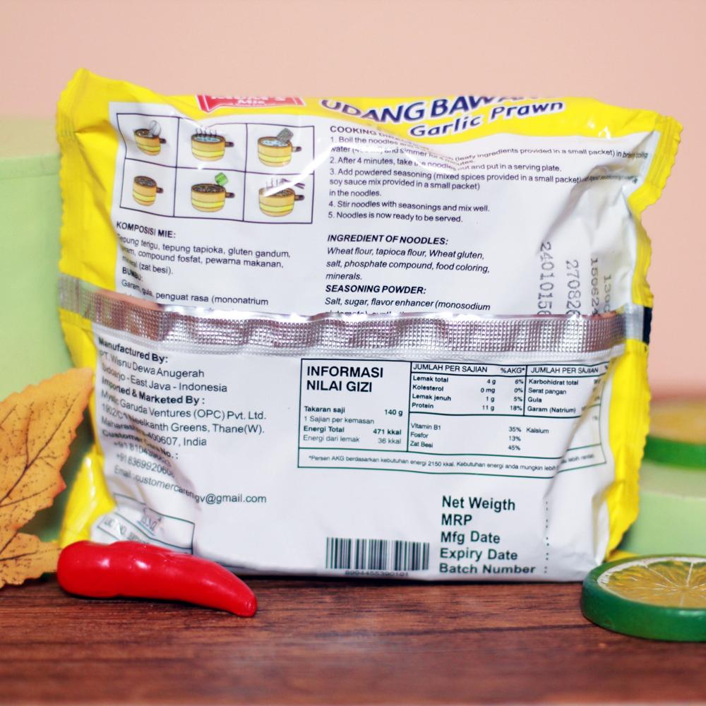 Garlic Prawn Noodles - Instant Seafood Dish With Bold Garlic Flavor | Quick Gourmet Meal Experience In Minutes, Aromatic & Satisfying