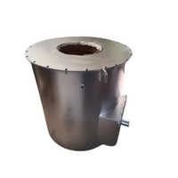 Copper Melting Furnace - 500 Kg Capacity, 415 Volt Voltage, Silver Color | Corrosion Resistance, New Condition, 1-year Warranty