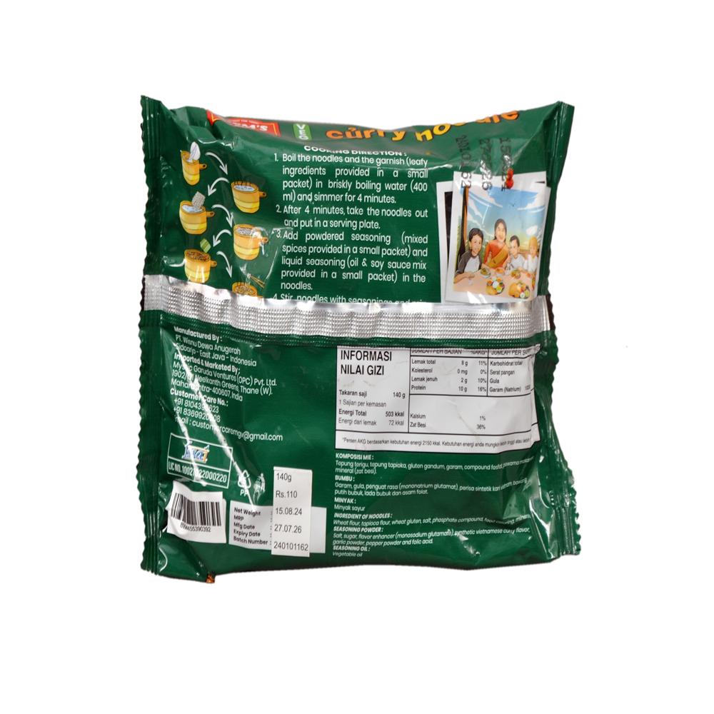 Veg Curry Typical Of Vietnam Instant Noodles - Instant Noodles Packet, Vegetarian Flavor Blend, Aromatic Vietnamese Spices And Curry
