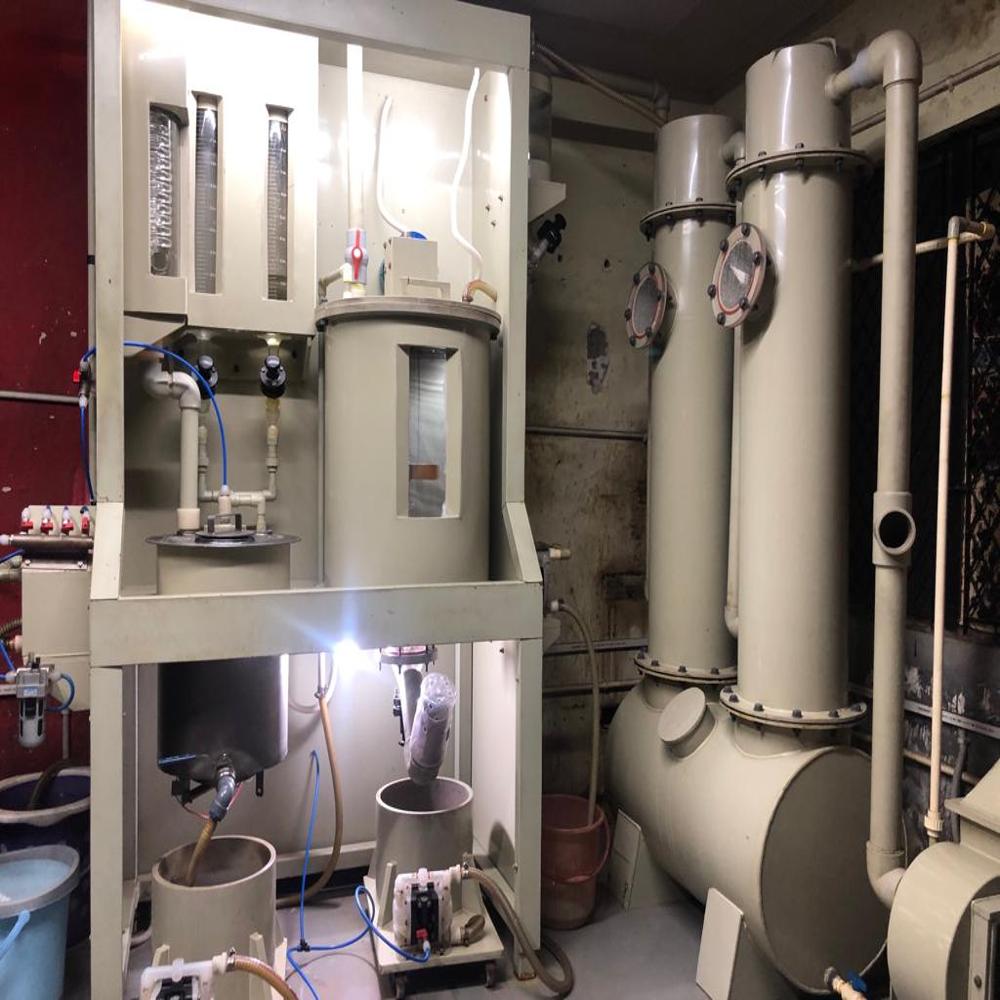 Gold Dore Bar Refining Machine - Color: White
