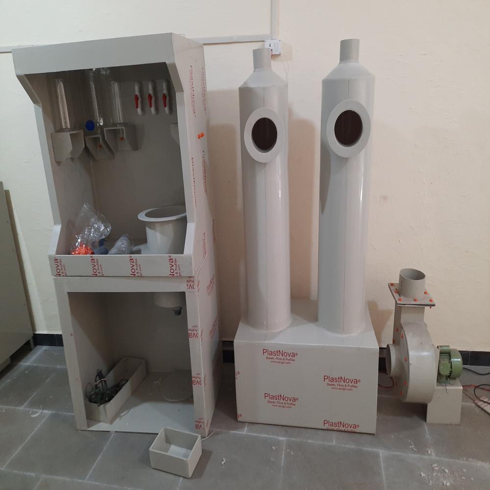 Gold Dore Bar Refining Machine - Color: White