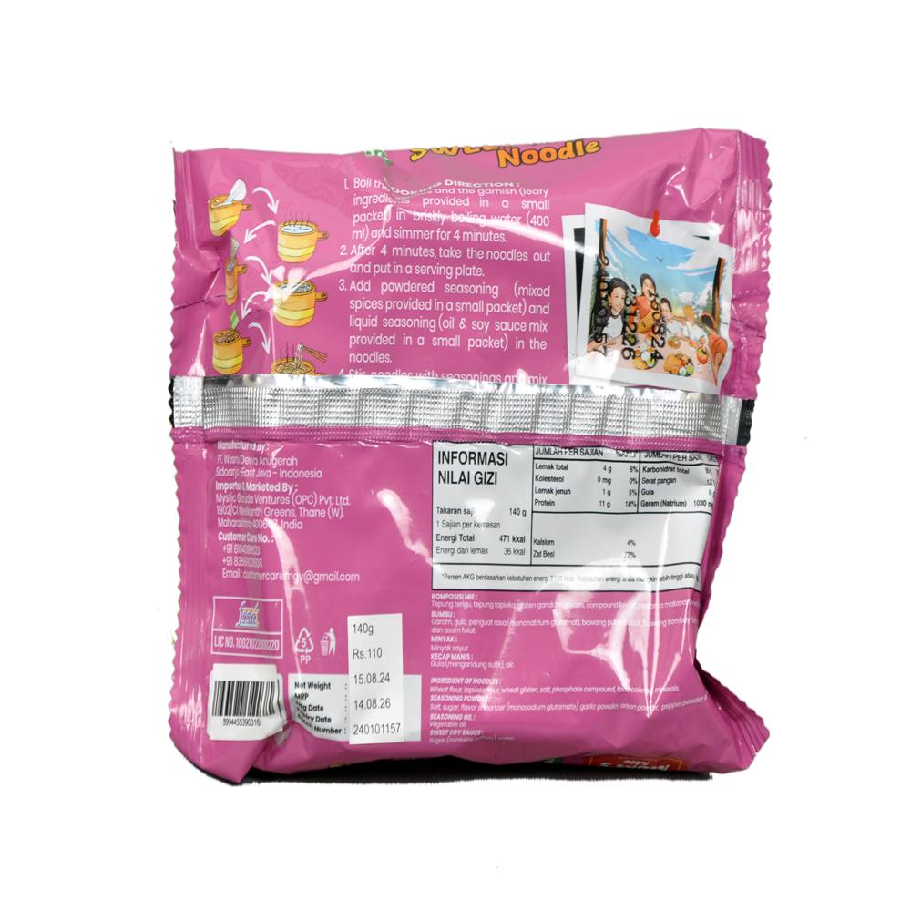 Indonesian Veg Sweet and Sour Noodles Authentic Flavor