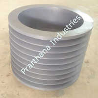 Cast Iron V Groove Pulley - Color: White