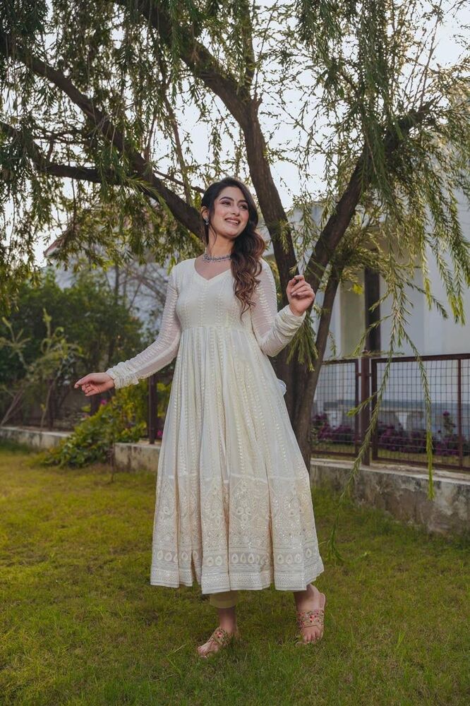 DESIGNER ANARKALI DRESS WITH DUPATTA