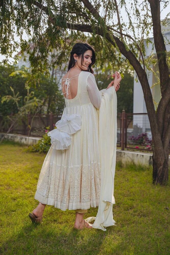 DESIGNER ANARKALI DRESS WITH DUPATTA