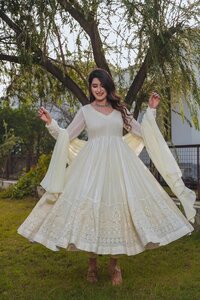 DESIGNER ANARKALI DRESS WITH DUPATTA