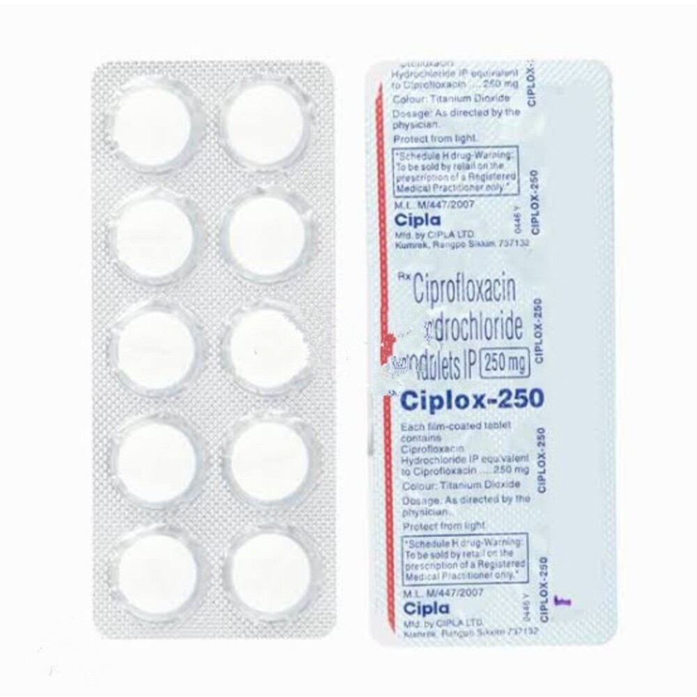 Ciplox 250 Mg Tablet - 250 Mg Dosage, Authentic Antibiotic Solution With Discreet Packaging And Timely Delivery For Enhanced Health