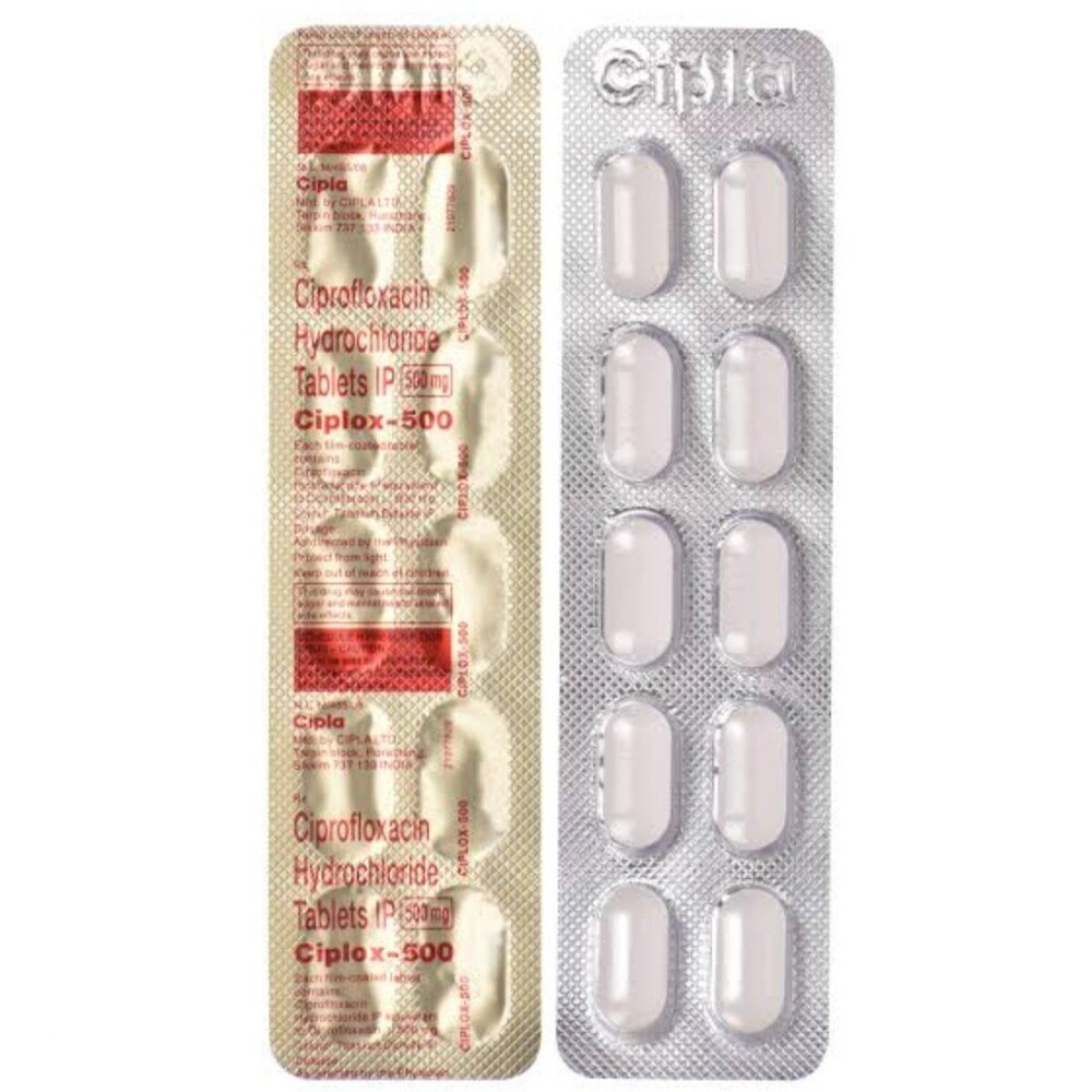 Ciplox 500mg Tablet - 500 Mg Dosage, Tablet Form | Effective Antibiotic For Bacterial Infections, Trusted By Healthcare Professionals