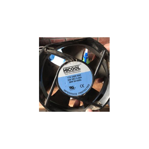 230Vac Black Panel Cooling Fan - Color: Different Available