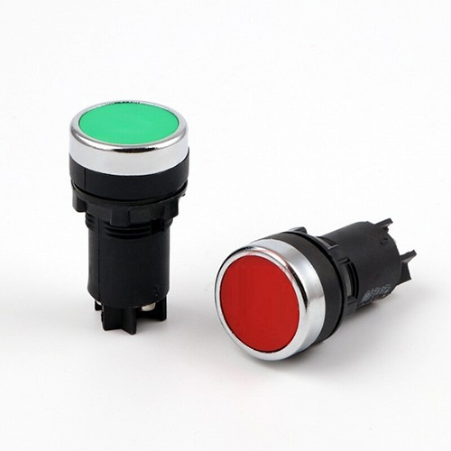 Normally Open 22mm Push Button With Auxiliary Normally Closed - Twins Chip