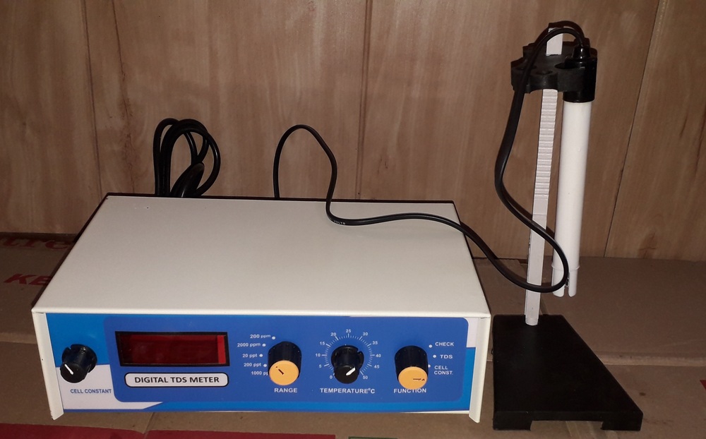 tds meter - M.S. Table Model 3 Digit LED Display with Temperature Compensation Digital Cell Constant Adjustment 220V Power Supply
