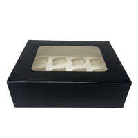 Cupcake Pacakaging Boxes - Color: Black