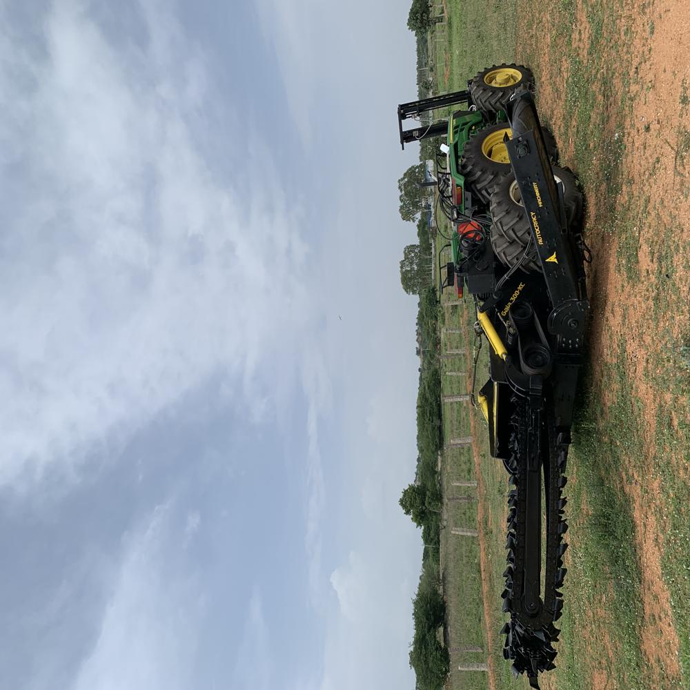 Triple Chain Trencher - 5.2x2.8x1.7m 3300kg | High-capacity Up To 950mm Width 1500mm Depth Advanced Conveyor System