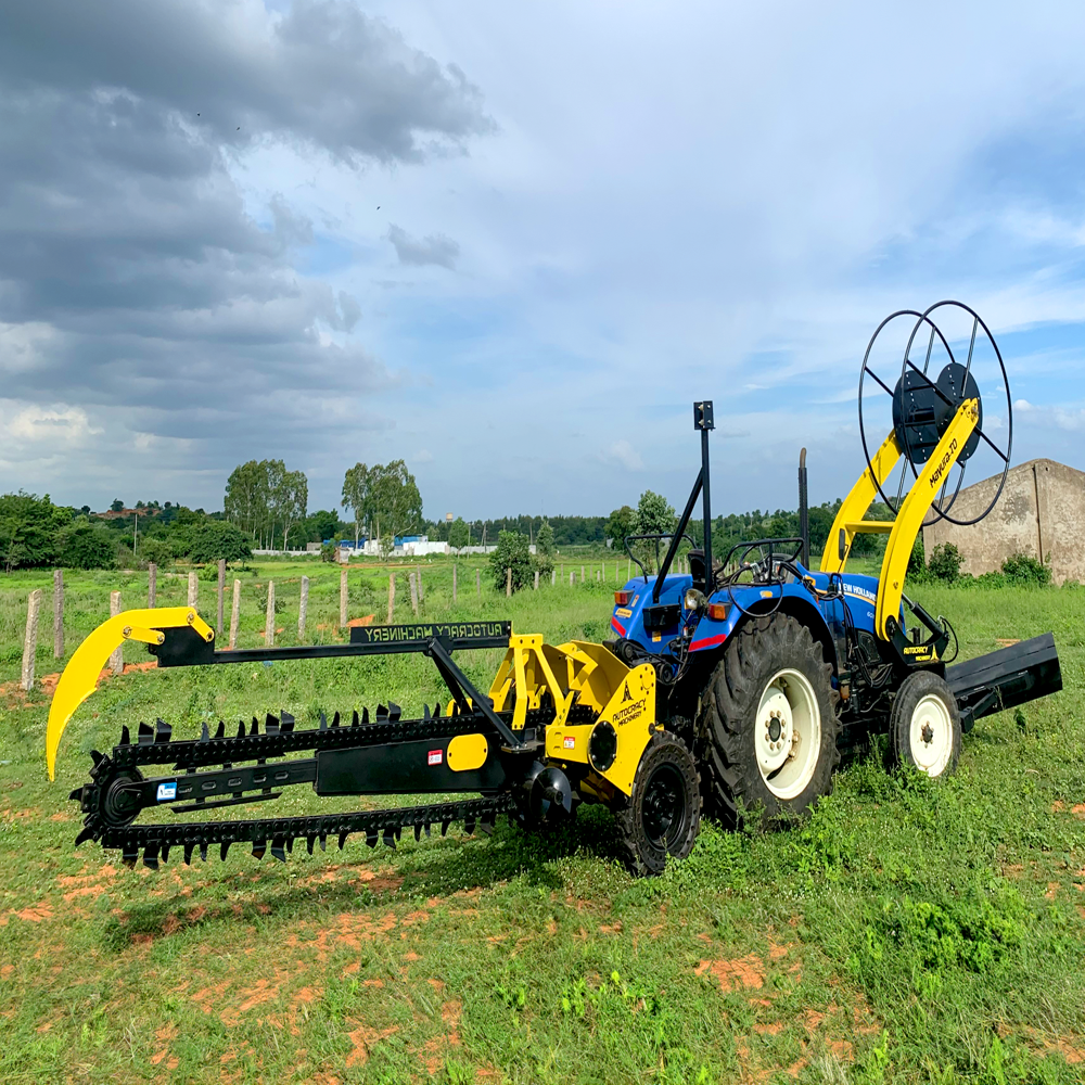 Cable Trencher - Ofc - Mayura To -All-in-one - Color: Yellow