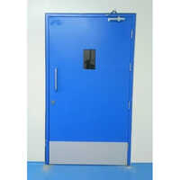 Polished Metal Plain Fire Proof Door