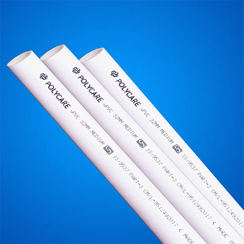 Polycare 32 Mm Pvc Electrical Conduit Pipe - Color: White