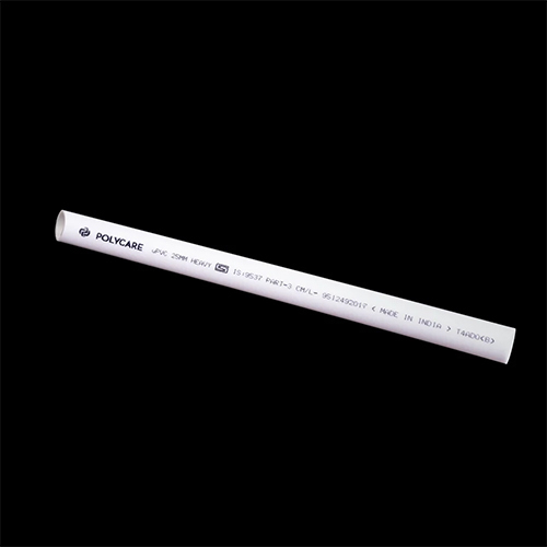 Electrical Conduit Round Pipe - Color: White