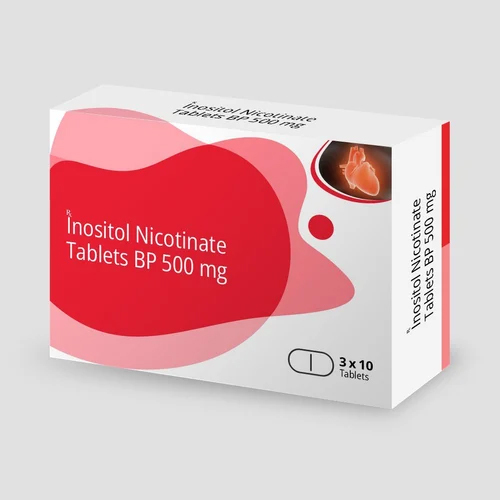 Ihn 500- Inositol Hexanicotinate Tablets - Drug Type: General Medicines