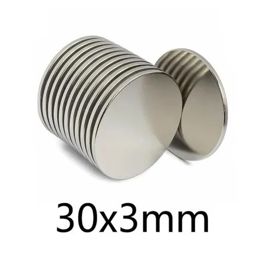 30x3mm Neodymium Disc Hi-Power Magnet