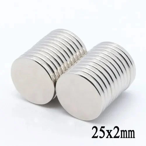 25x2mm Neodymium Disc Rare Earth Magnet