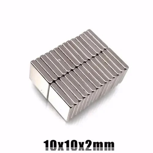 10x10x2mm Neodymium Block Magnet