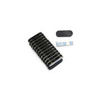 2 Magnet Half Round Magnet Badge - Application: Industrial