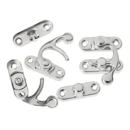 Silver Swing Lock Clasp With Screw