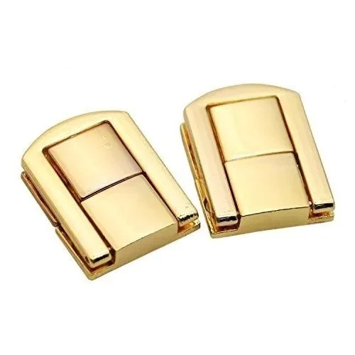 Golden Chest Lock Clasp With Screw