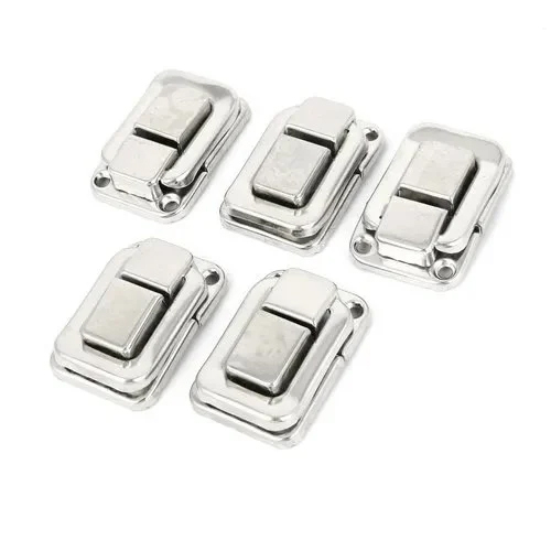 Silver Catch Lock Clasp With Screw