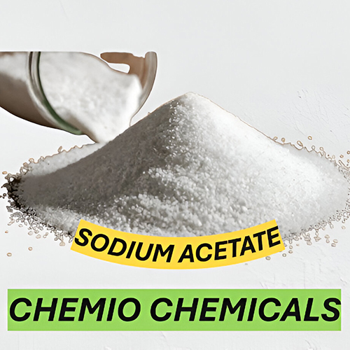 Sodium Acetate - Powder | High Solubility, Sharp Smell, Ideal for Industrial Applications, Storage at Room Temperature