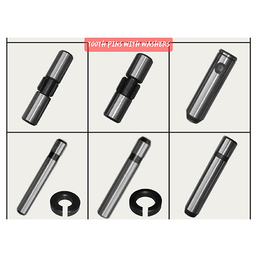 Tooth Pins With Washer - Color: Silver
