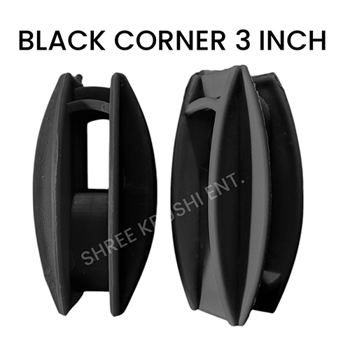3 Inch Black Corner - Application: Industrial