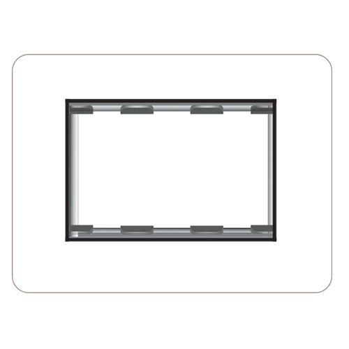 Black And White Elegant M Plate