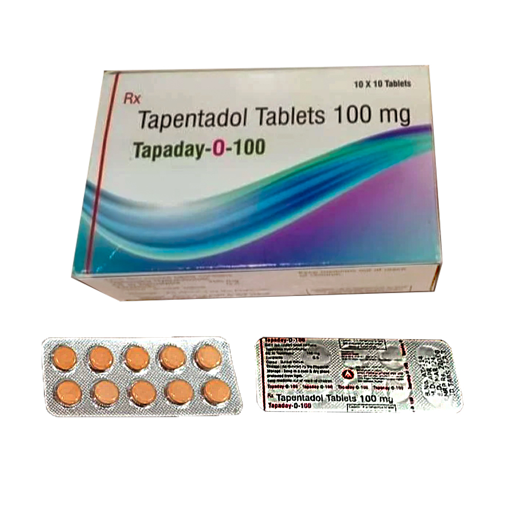 Aspadol Tablets 100mg Tapantadol - Ingredients: Tapentadol