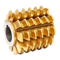 Hss Fine Pitch Involute Gear Hob Cutters - Color: Golden
