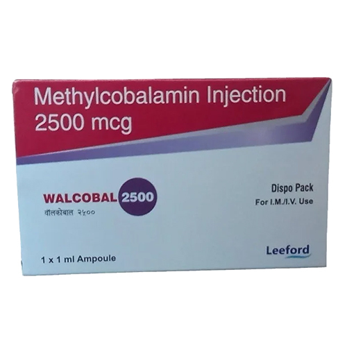 2500Mcg Methylcobalamin Injection - Physical Form: Liquid