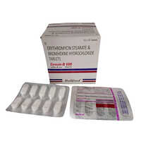 Erythromycin Stearate And Bromhexine Hydrochloride Tablets